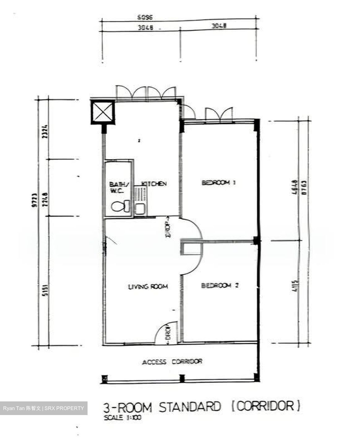 Blk 99 Crescent View (Queenstown), HDB 3 Rooms #595104901